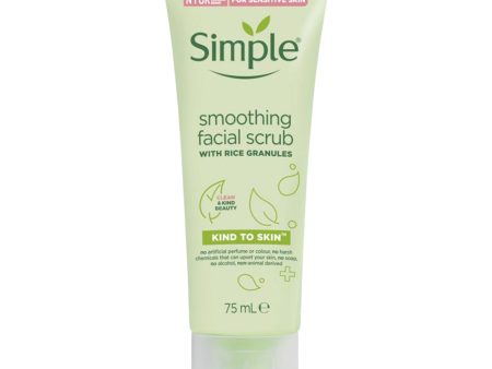 Simple Smoothing Facial Scrub 75ml Cheap