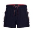 Tommy Hilfiger Tommy Tape Swim Shorts - Navy Cheap