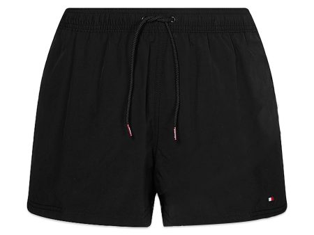 Tommy Hilfiger Drawstring Swim Shorts - Black Online now