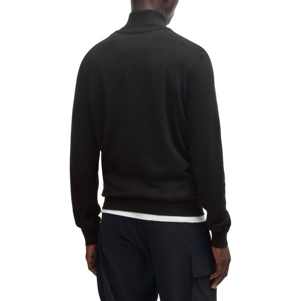 Boss Kanobix S Quarter Zip Knitted Sweater Discount