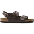 Birkenstock Milano BF Sandals - Dark Brown Fashion