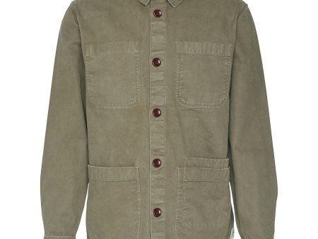 Barbour Chesterwood Overshirt - Pale Sage on Sale