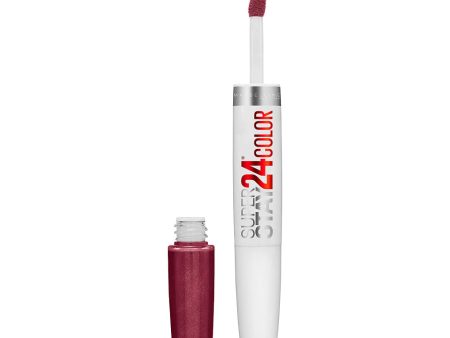 Maybelline Super Stay 24 Color 2-Step Liquid Lipstick 050 UNLIMITED RAISIN For Discount