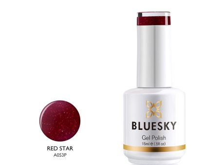 Bluesky Gel Polish 15ml A053P RED STAR Online now