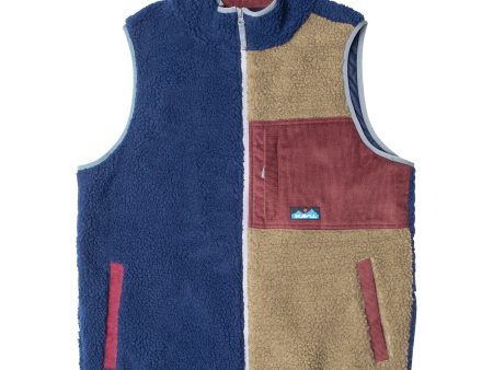 KAVU Cooper Fleece Vest - Cherry Wood Falls For Discount