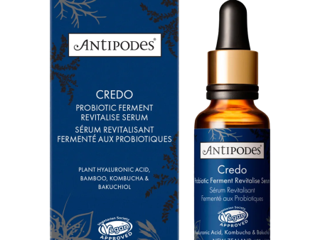 Antipodes Credo Probiotic Ferment Revitalise Serum 30.0ml For Sale