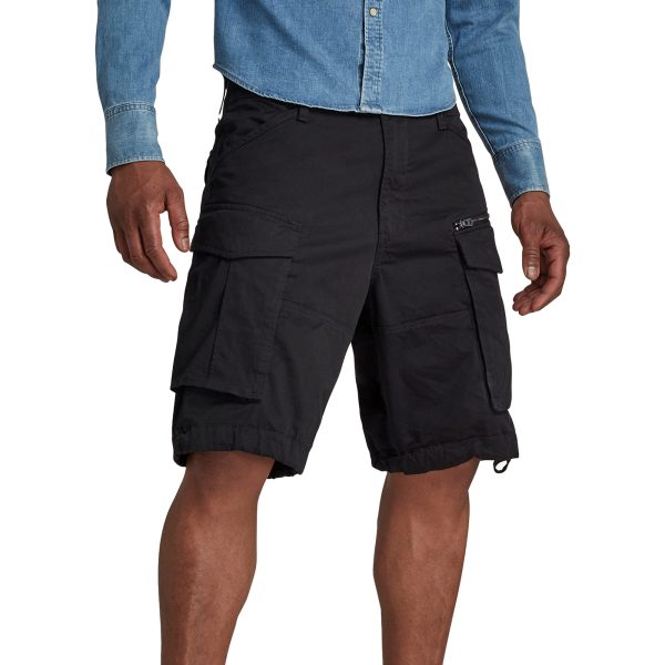 G-Star Rovic Zip Relaxed Cargo Shorts - Black Fashion