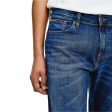 Tommy Jeans Ryan Regular Straight Jeans - Aspen Dark Blue Stretch Cheap