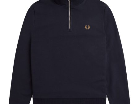 Fred Perry Half Zip Sweatshirt Hot on Sale