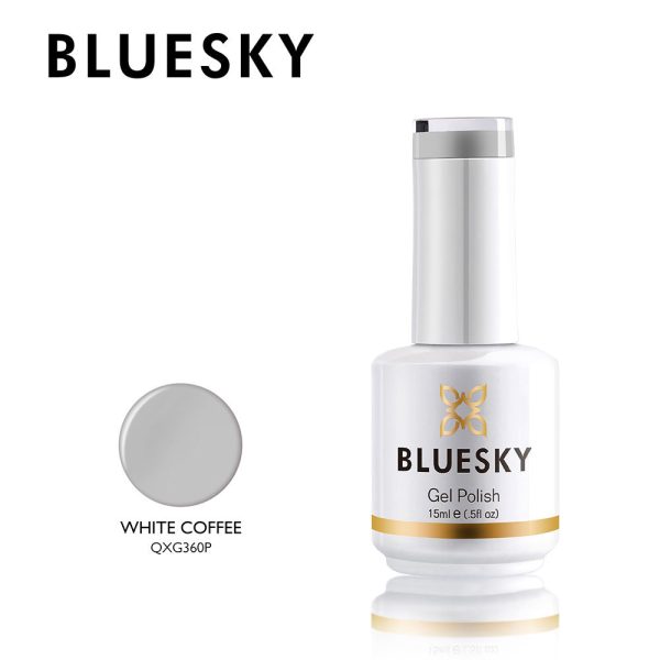 Bluesky Gel Polish 15ml QXG360P WHITE COFFEE For Discount