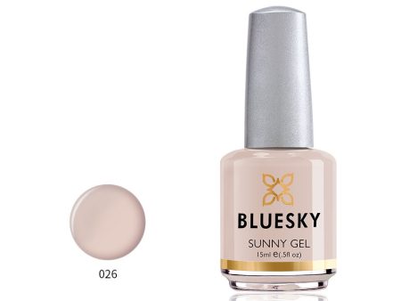 Bluesky Sunny Gel 15ml nail polish 026 BEIGE GREY Sale