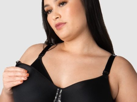 Hotmilk Obsession Maternity & Nursing Bra - Black Online now