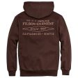 Filson Prospector Embroidered Hoodie - Brown Diamond Cheap