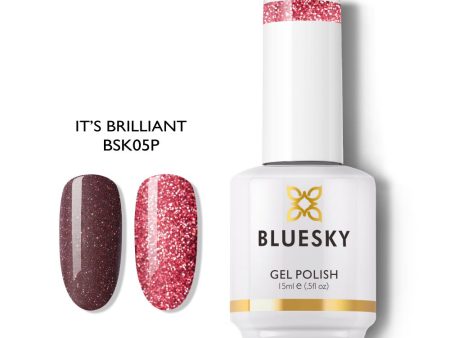 Bluesky Gel Polish Sparkle Chic Collection 15ml BSK05 IT S BRILLIANT Online