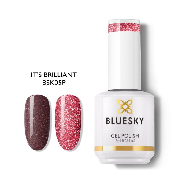 Bluesky Gel Polish Sparkle Chic Collection 15ml BSK05 IT S BRILLIANT Online