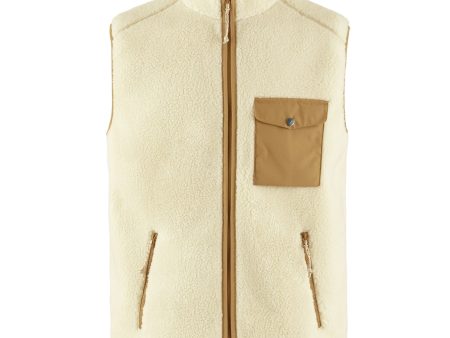 Fjallraven Vardag Pile Fleece Gilet - Chalk White Online