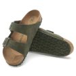 Birkenstock Arizona Vegan Micro Fibre Sandals - Desert Dust Thyme Fashion