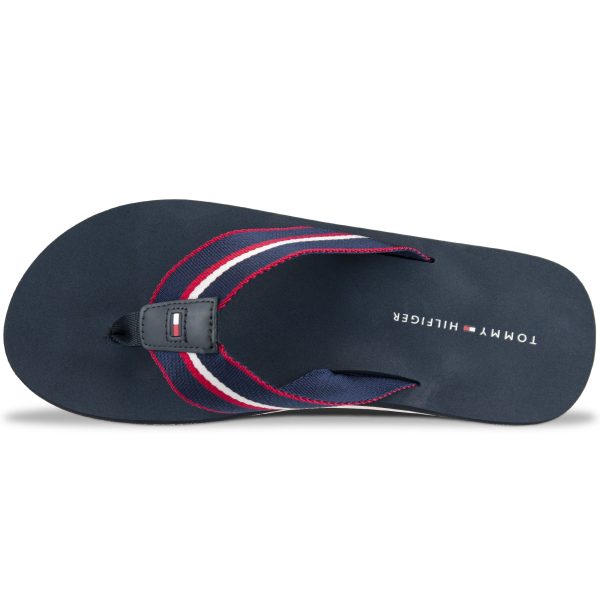 Tommy Hilfiger Webbing Beach Sandal - Navy For Discount