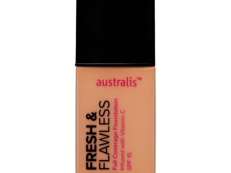 Australis Fresh & Flawless Full Coverage Foundation 30ml FAWN Online Sale