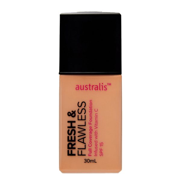 Australis Fresh & Flawless Full Coverage Foundation 30ml FAWN Online Sale