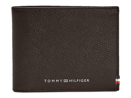 Tommy Hilfiger Business Mini Card Wallet - Textured Chestnut Supply