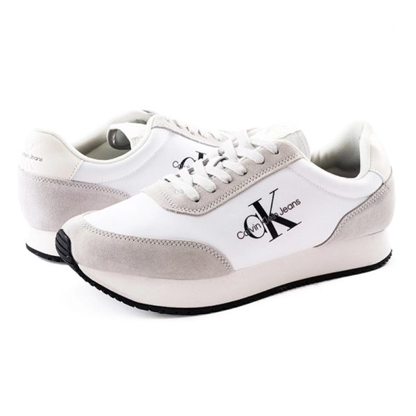 CALVIN KLEIN RETRO RUNNER LACE UP SNEAKER CKM51 Supply