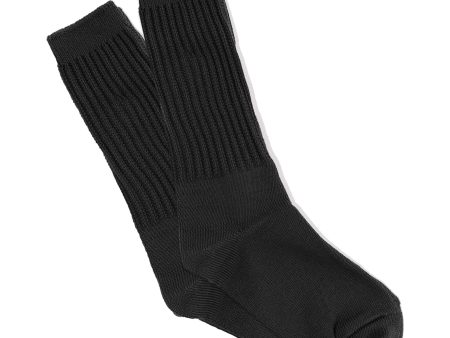 Anonymous Ism Tack Rib Crew Socks - Black For Cheap