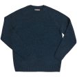 Filson Kintyre Irish Wool Five Gauge Sweater - Blue   Green Melange Cheap