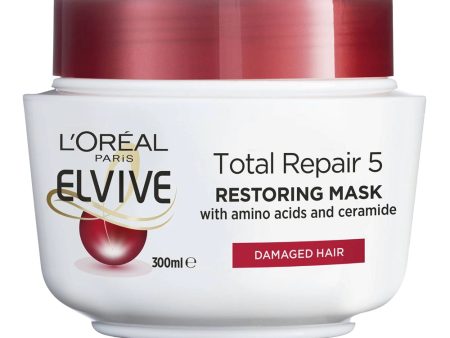 L Oreal Elvive Total Repair 5 Restoring Mask 300ml Discount