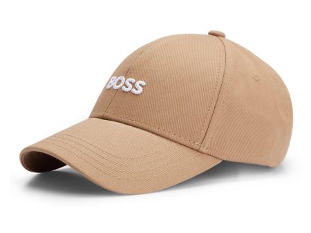 Boss Zed Embroidered Cotton Cap - Beige Sale