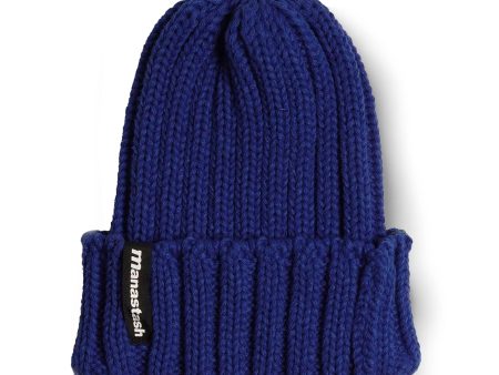 Manastash 90 s Logo Beanie II - Navy Cheap