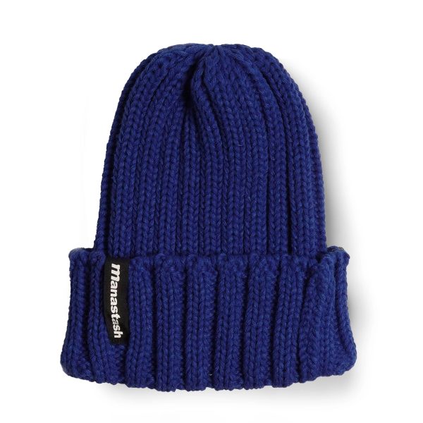 Manastash 90 s Logo Beanie II - Navy Cheap