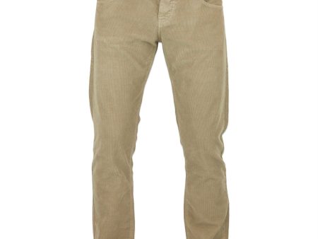 Lois Sierra Needle Cord Trousers - Dark Sand For Cheap