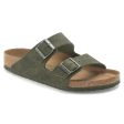 Birkenstock Arizona Vegan Micro Fibre Sandals - Desert Dust Thyme Fashion