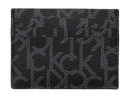 Calvin Klein Logo Card Holder - Black Cheap